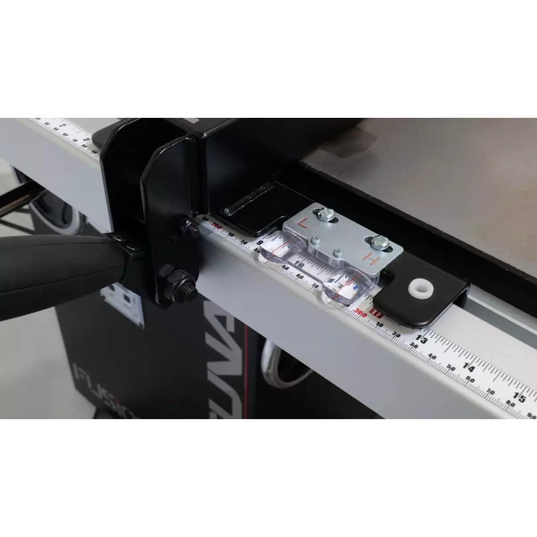 Laguna F2 Fusion Tablesaw MTSF236110175-0130 onboard tool storage compartment.