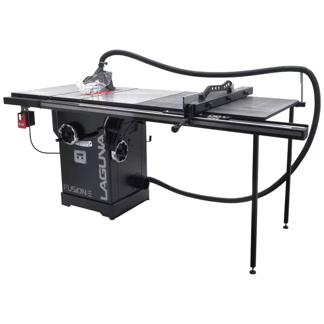 Laguna F3 Fusion Tablesaw 52″ MTSF3362203-0130-52 cabinet table saw with extended rip capacity and outfeed table