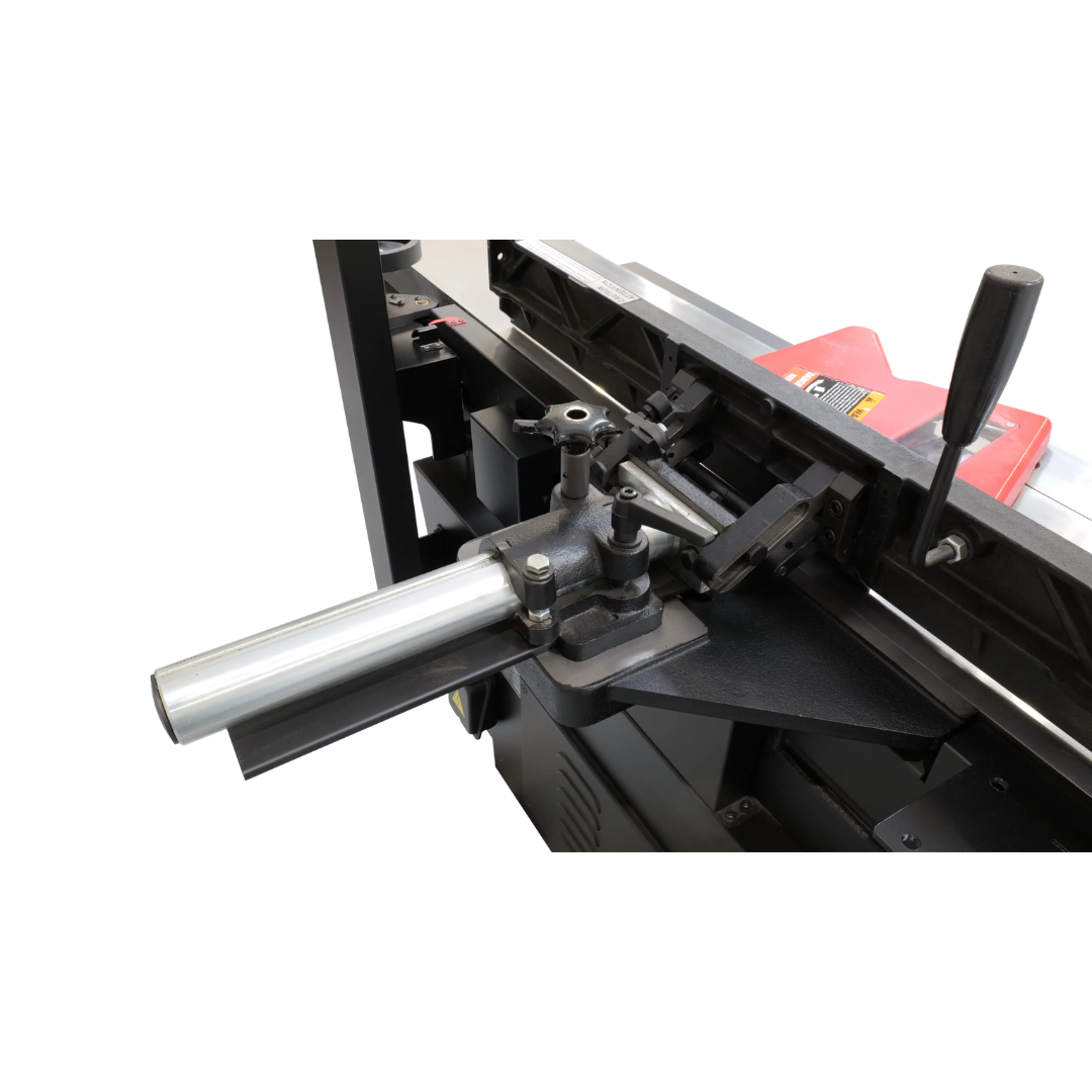 Laguna JX|12 ShearTec: II Jointer MJ12X88P-0130 close-up of cutterhead housing and internal mechanism