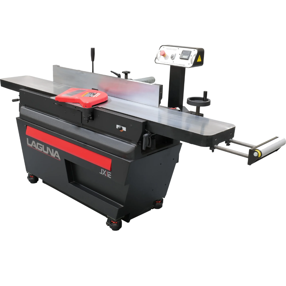 Laguna JX|12 ShearTec: II Jointer MJ12X88P-0130 industrial jointer with extended cast iron tables and heavy-duty base