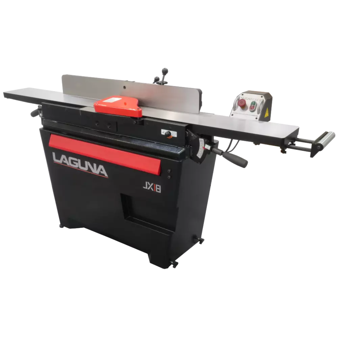 Laguna JX|8 QuadTec: II Jointer MJ8X72E-0130 heavy-duty jointer with extended cast iron tables and precision fence system