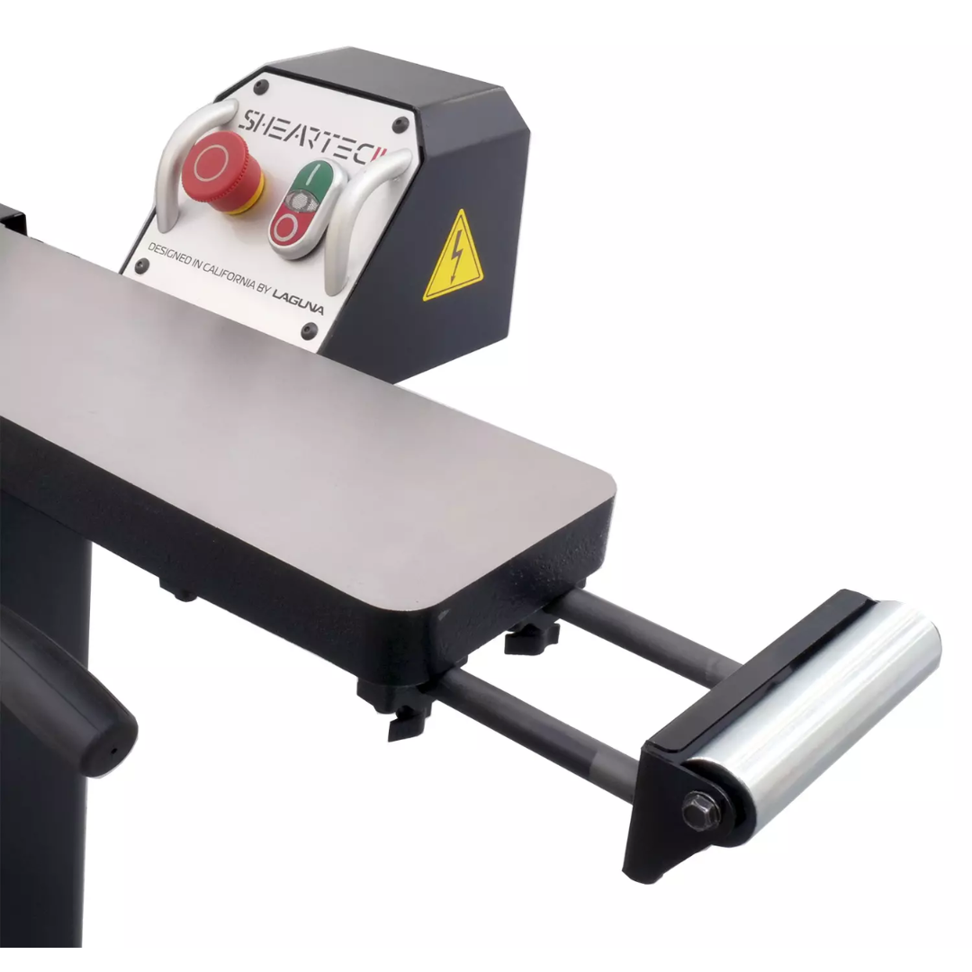 Laguna JX|8 QuadTec: II Jointer MJ8X72E-0130 long infeed and outfeed tables with integrated support for larger workpieces