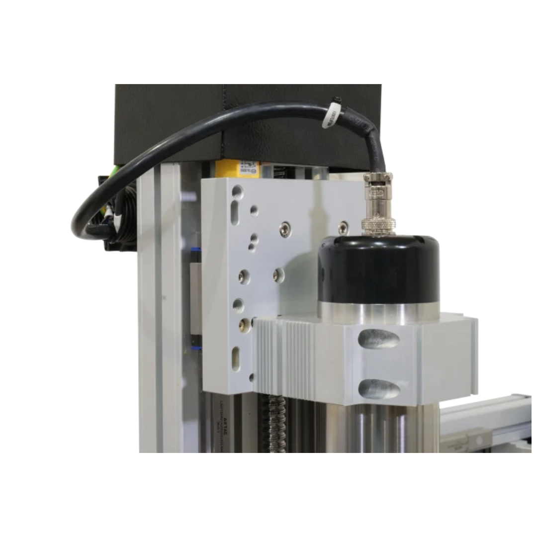 Laguna KX|24 KX2401 CNC router spindle head detail showing motor and cutting assembly