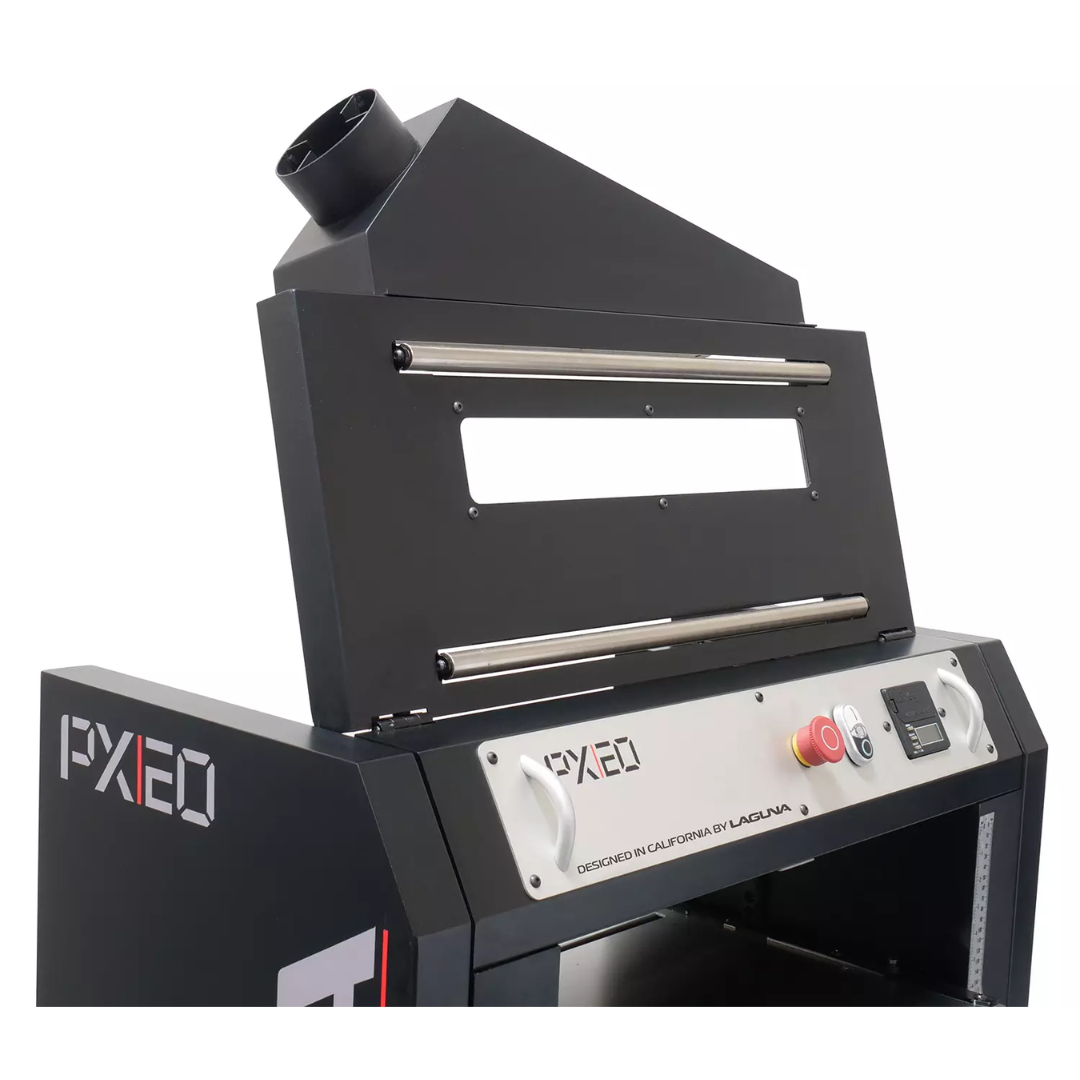 Laguna PX|20 MPLANPX20-0130 thickness planer control panel with ergonomic layout and digital readout display
