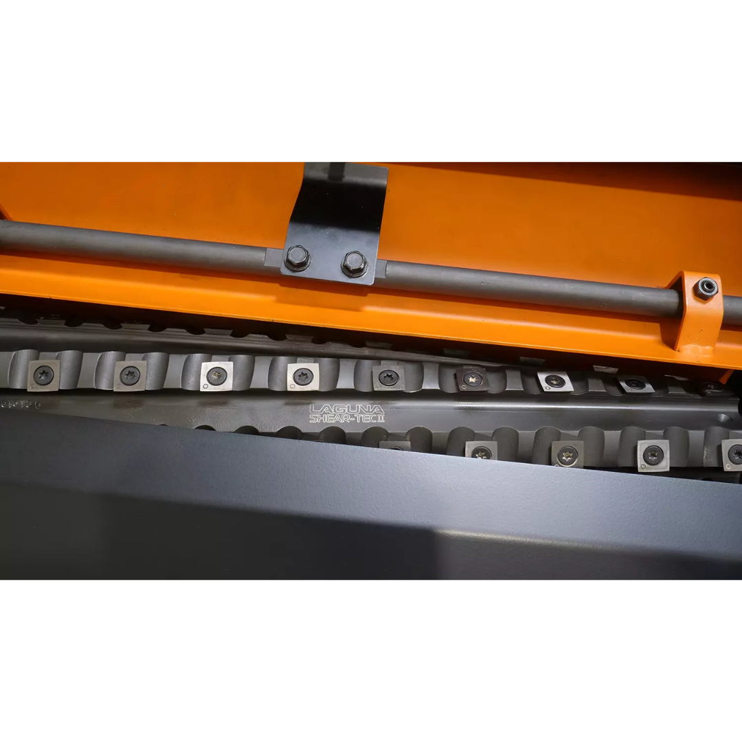 Laguna PX|22 thickness planer cutterhead system with multi-row carbide inserts for precision cutting