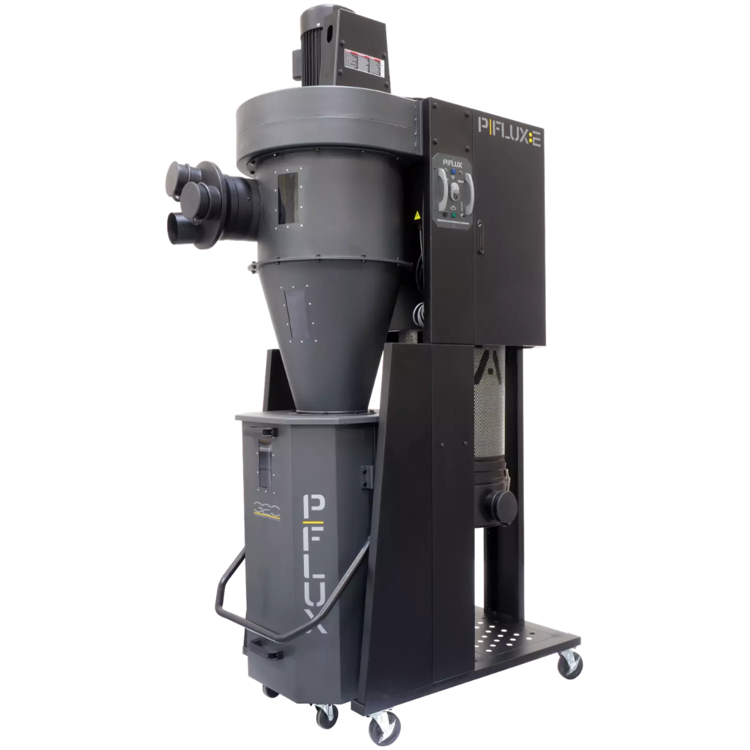 Laguna P|Flux: 2 MDCPF22201 cyclone dust collector with enclosed cabinet design and mobile base