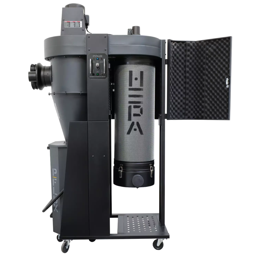 Laguna P|Flux: 3 MDCPF32201 side profile showing enclosed steel cabinet and compact footprint