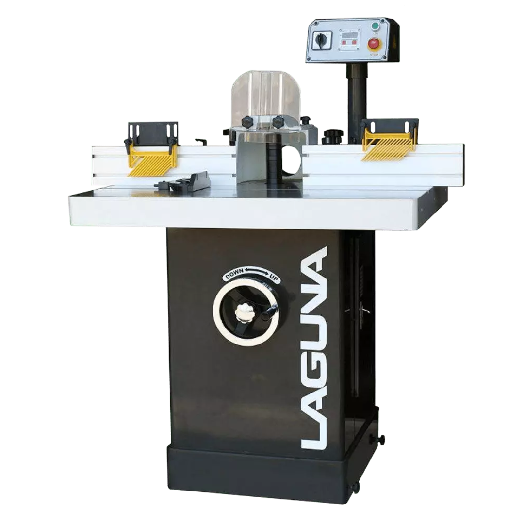 Laguna Pro Shaper MSHAP5010-0130 5HP 1 Phase spindle shaper with precision fence system and industrial control panel