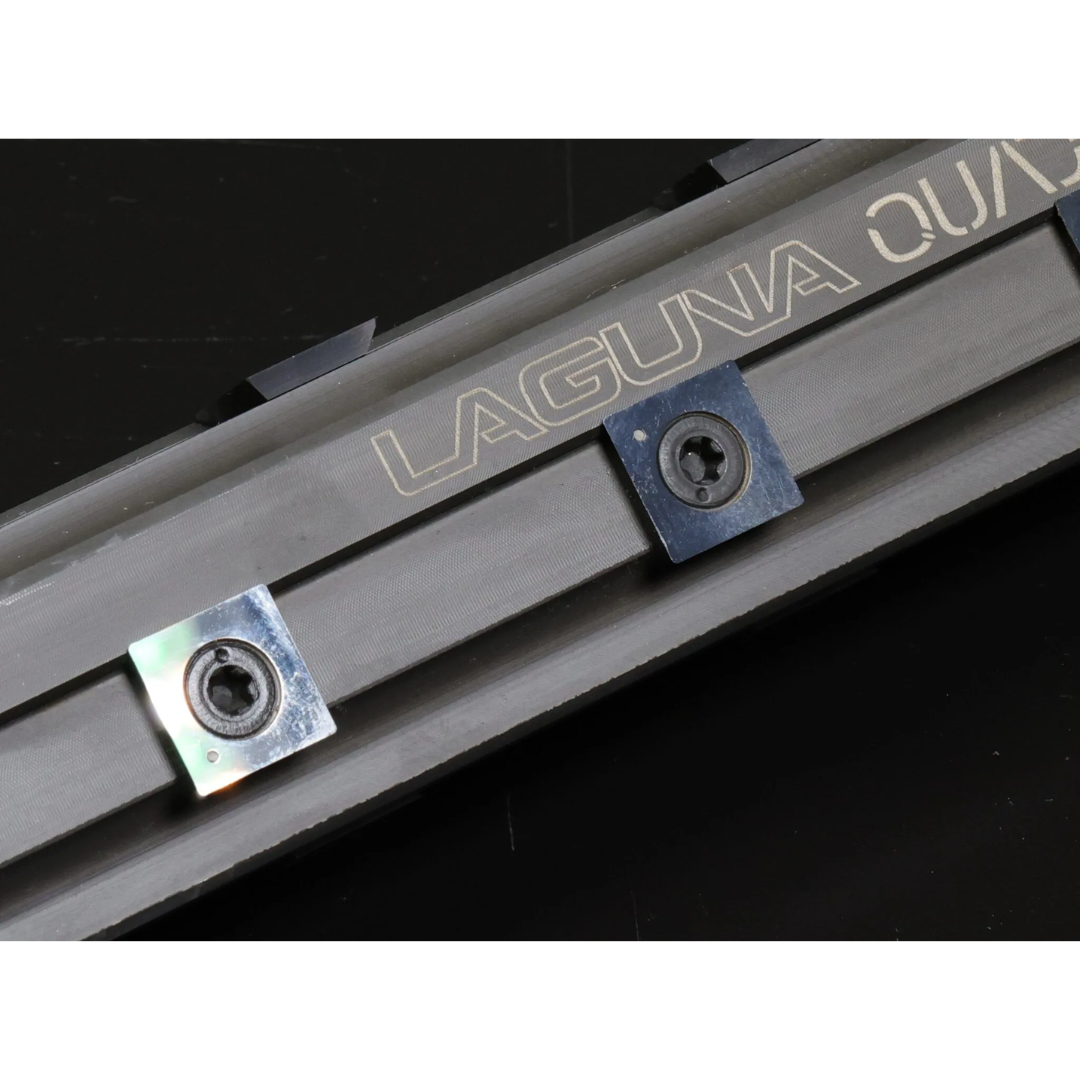 Laguna QuadTec II Replacement Knives ATQUADTECII carbide insert knife mounted on cutterhead with precision screw fastening system