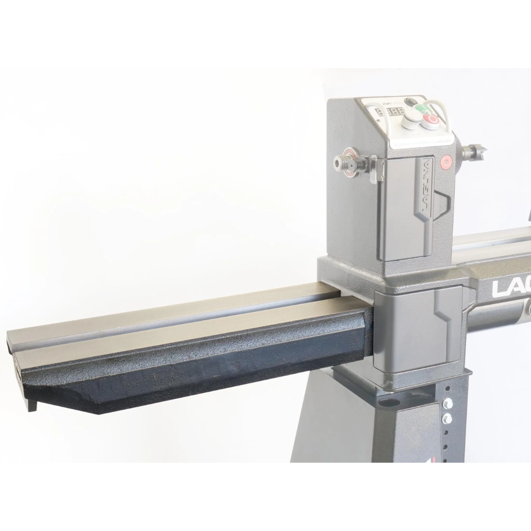 Laguna REVO 12|16 20″ extension ALAREVO1216 Extension 20 precision-machined bed extension with mounting hardware for increased turning length on lathe.