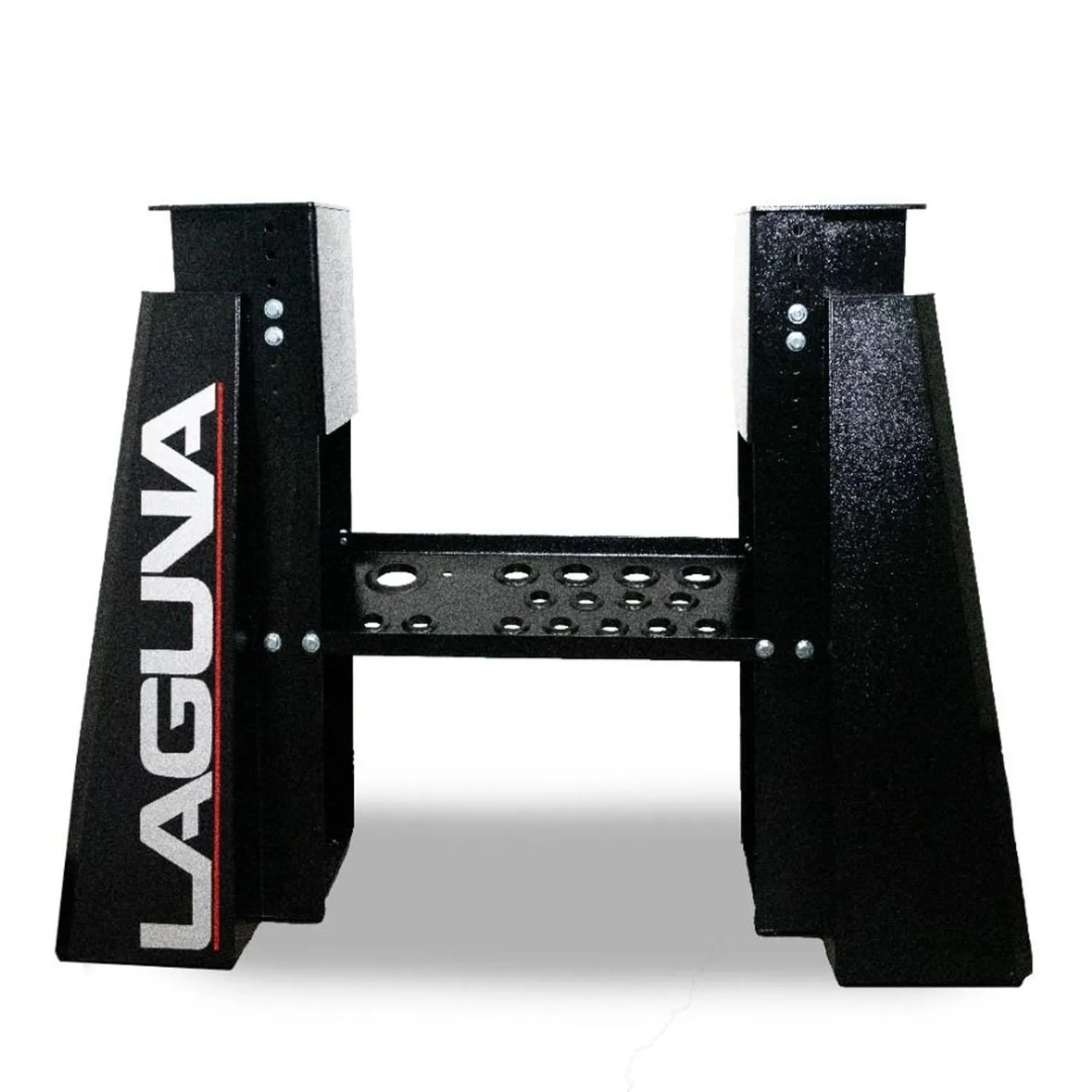 Laguna REVO 12|16 adjustable stand ALAREVO1216-STAND heavy-duty steel lathe stand with precision-drilled mounting plate and reinforced side panels for stability