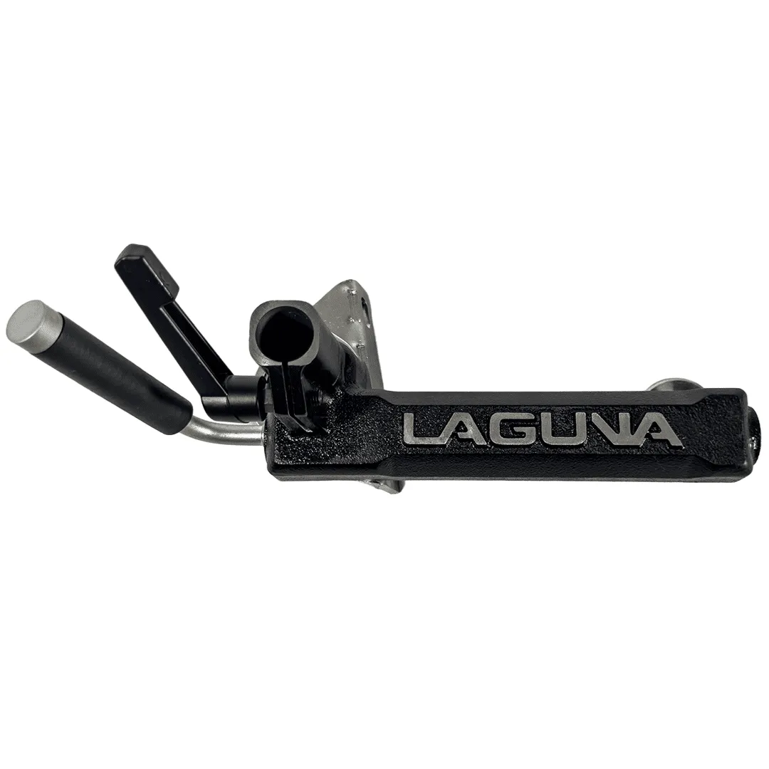 Laguna REVO 12|16 banjo PLAREVO1216-161BA heavy-duty cast iron tool rest base with locking handle for secure positioning on lathe