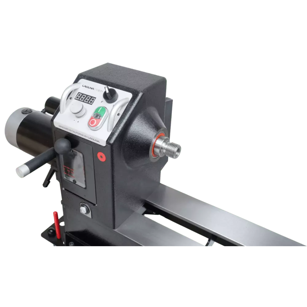 Laguna Revo 15|24 Lathe 415241 control panel close-up showing variable speed interface and RPM display