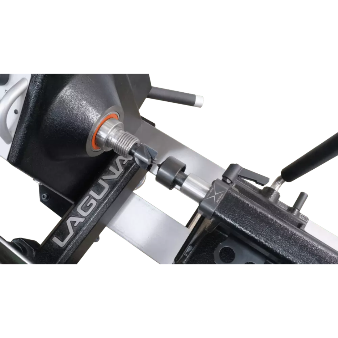 Laguna Revo 15|24 Lathe 415241 spindle and chuck area detail emphasizing machining precision and stability