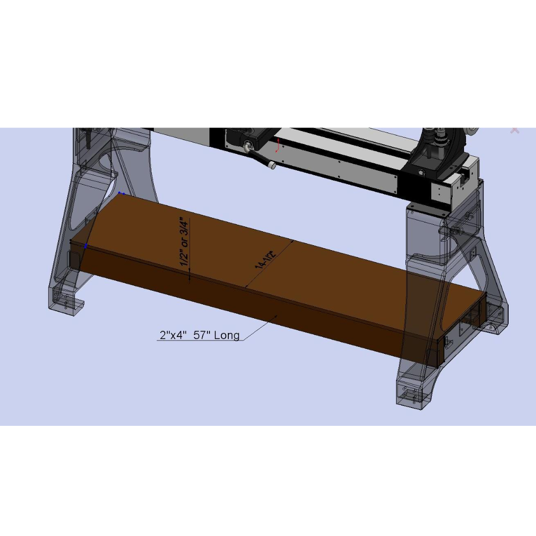 Laguna Revo 24|36 Lathe 220V MLAREVO 2436-220 steel stand and base frame for vibration stability
