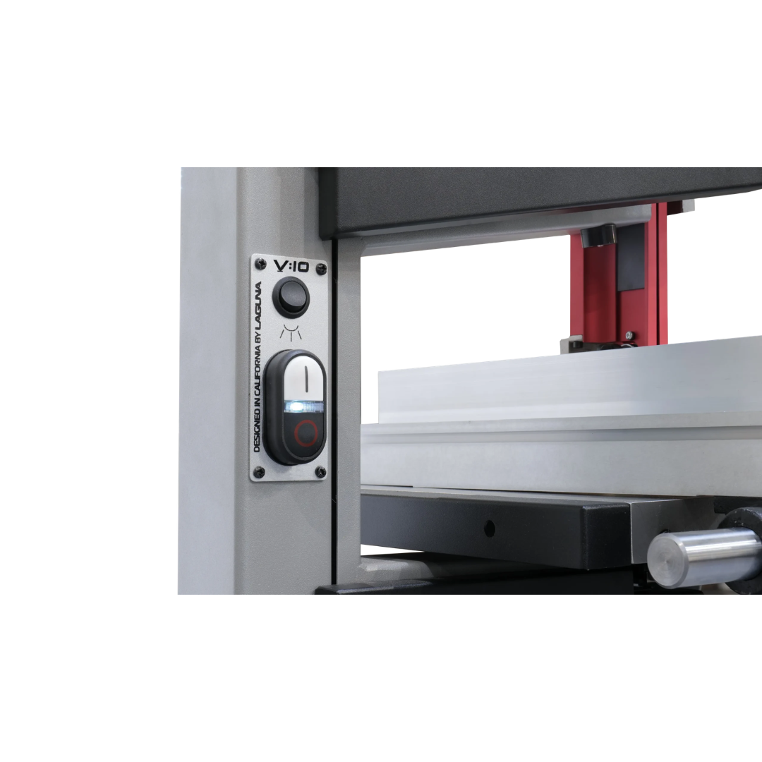 Laguna V:10 Bandsaw MBAND10V10 blade and table alignment for accurate cutting operations