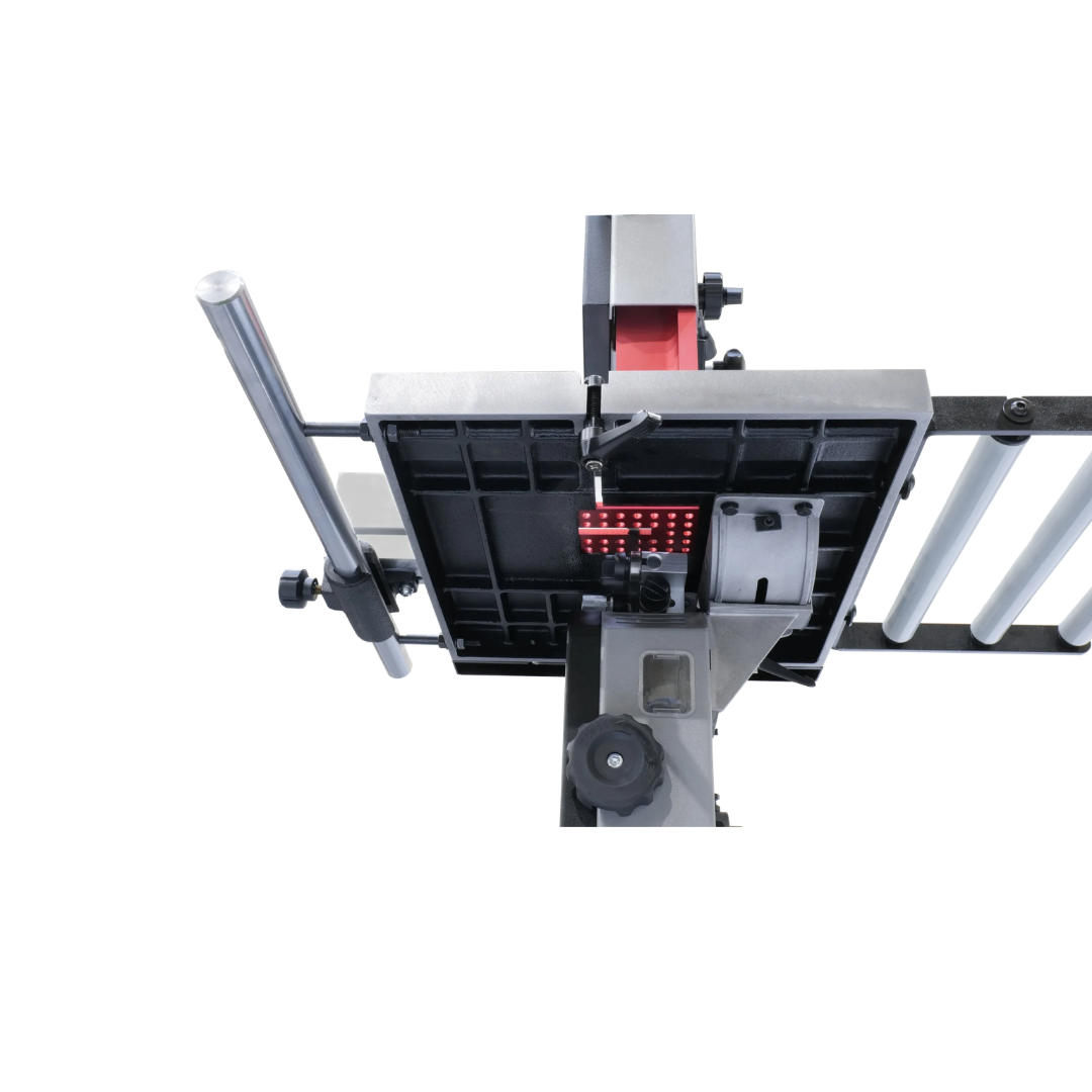 Laguna V:10 Bandsaw MBAND10V10 full front view with steel frame and precision cutting table