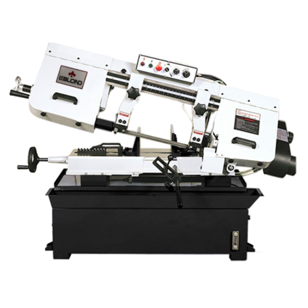 LeBlond Horizontal Band Saws LHS-10 industrial horizontal metal cutting band saw with adjustable vise, precision blade arm, and heavy-duty base for accurate cutting operations