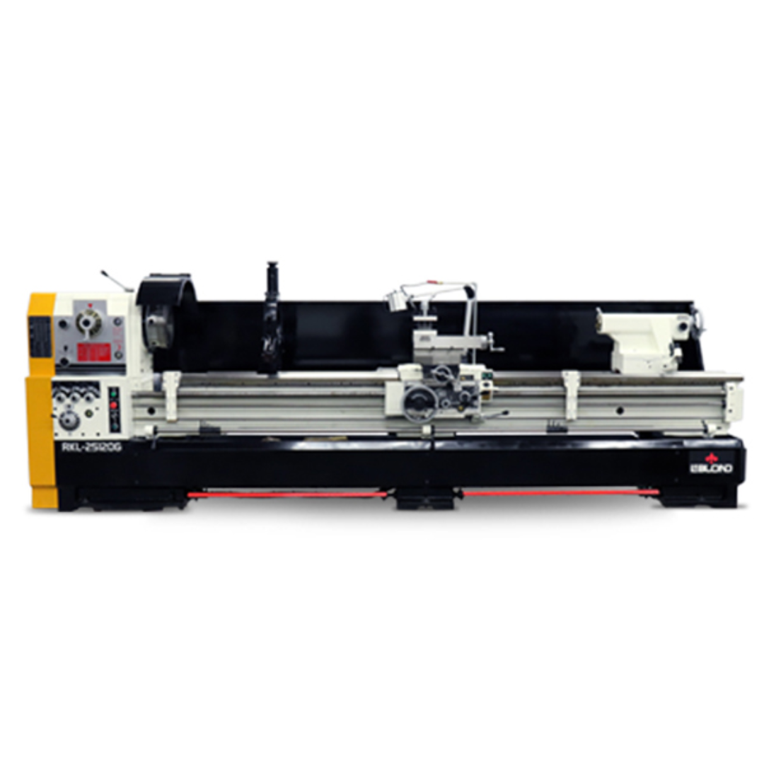 LeBlond RKL2100G Series Geared Head High Speed Heavy Duty Lathe showing carriage assembly, tool post, and lead screw system

LeBlond RKL2100G Series Geared Head High Speed Heavy Duty Lathe with tailstock and extended machining capacity design

LeBlond RKL2100G Series Geared Head High Speed Heavy Duty Lathe front view with spindle housing and gearbox controls

LeBlond RKL2100G Series Geared Head High Speed Heavy Duty Lathe industrial metalworking machine with rigid base and high-performance components