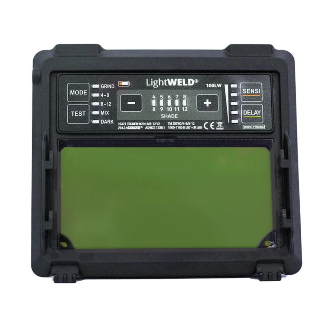 LightWELD 100LW Welding Helmet CMMIXXX0007866PX control unit interface for helmet settings and adjustments