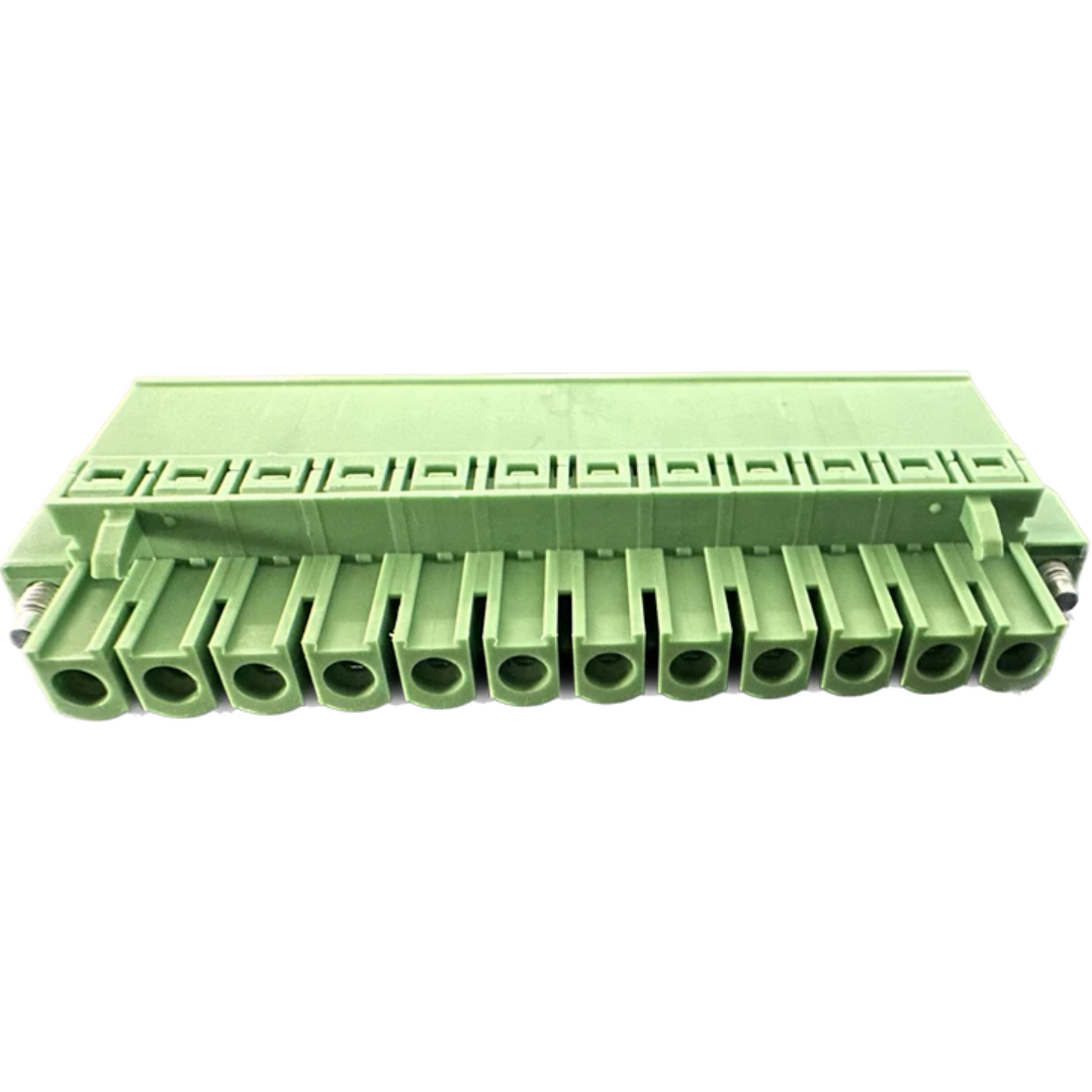 LightWELD External I/O Connector P41-007595 side view of industrial terminal connector with multiple input/output ports