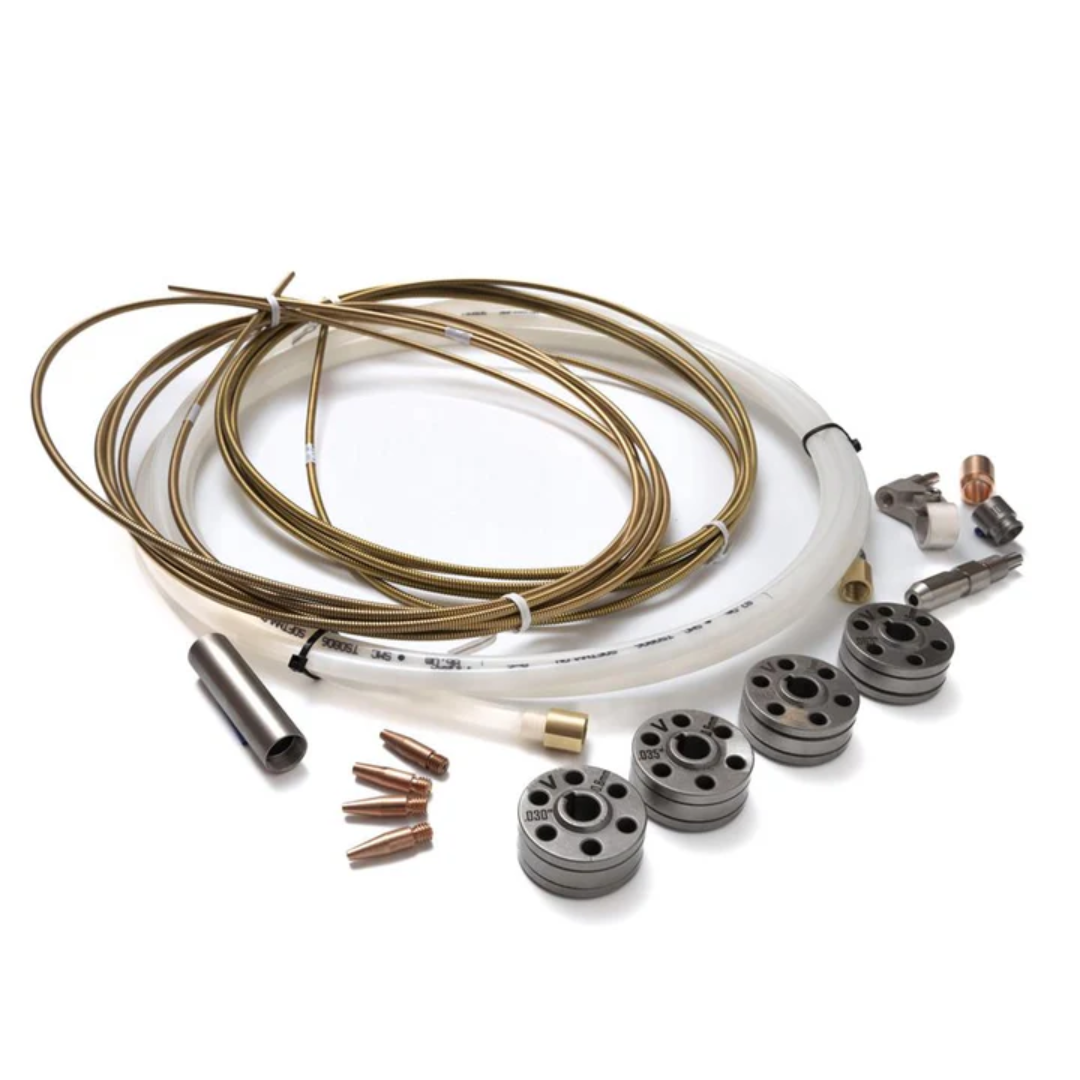 LightWELD Steel and Hard Wire Accessories Kit 10' CEU00003657XXXXU complete accessory set with wire, nozzles, and fittings for welding applications
