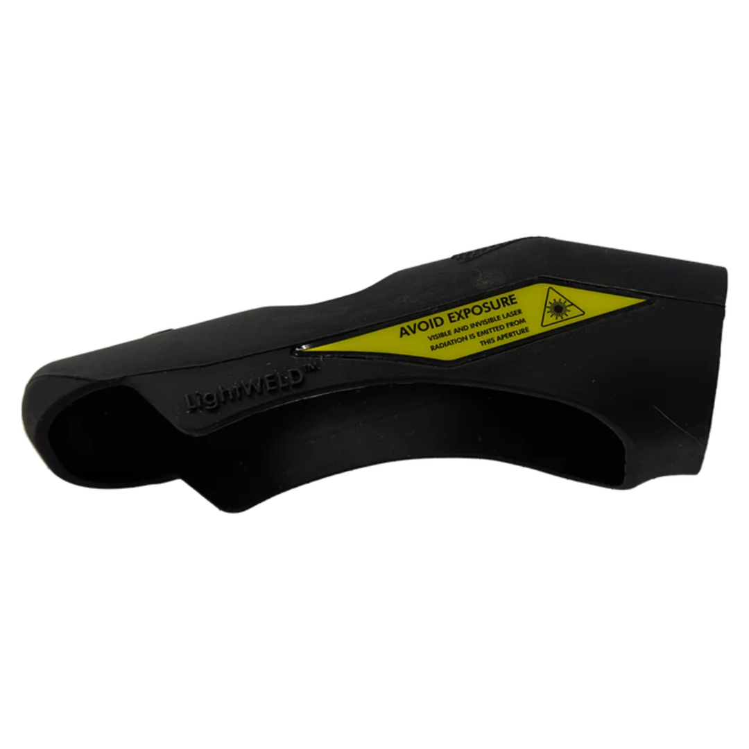 LightWELD Welding Head Protective Cover CDSBME000125XXXU angled view highlighting rugged construction and heat-resistant materials
