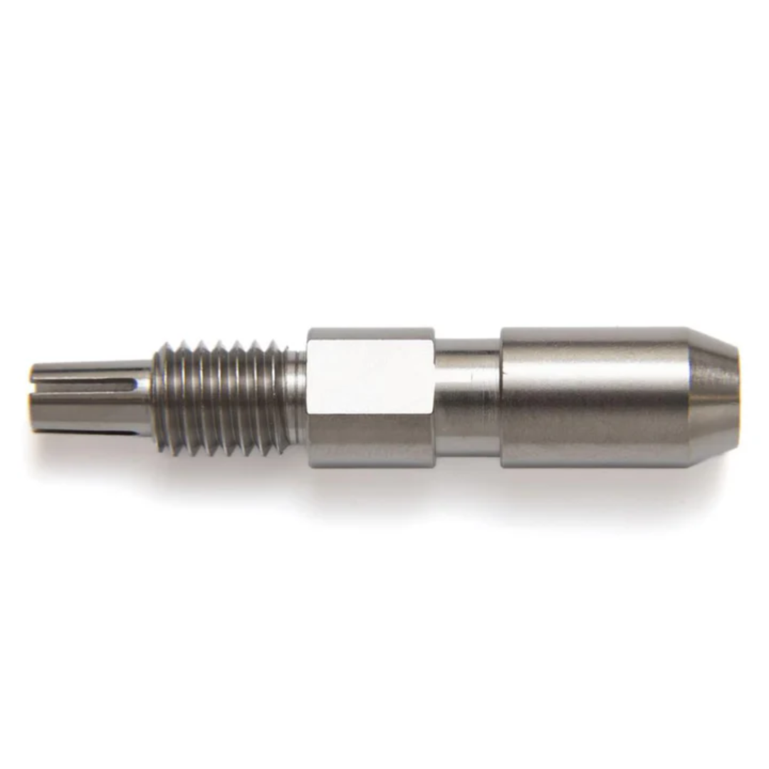 LightWELD Wire Feeder Threaded Adapter CMUS0010225XXXXU precision-machined metal adapter with threaded connection and tapered nozzle end

LightWELD Wire Feeder Threaded Adapter CMUS0010225XXXXU close-up showing durable construction and secure threaded interface for wire feeder systems