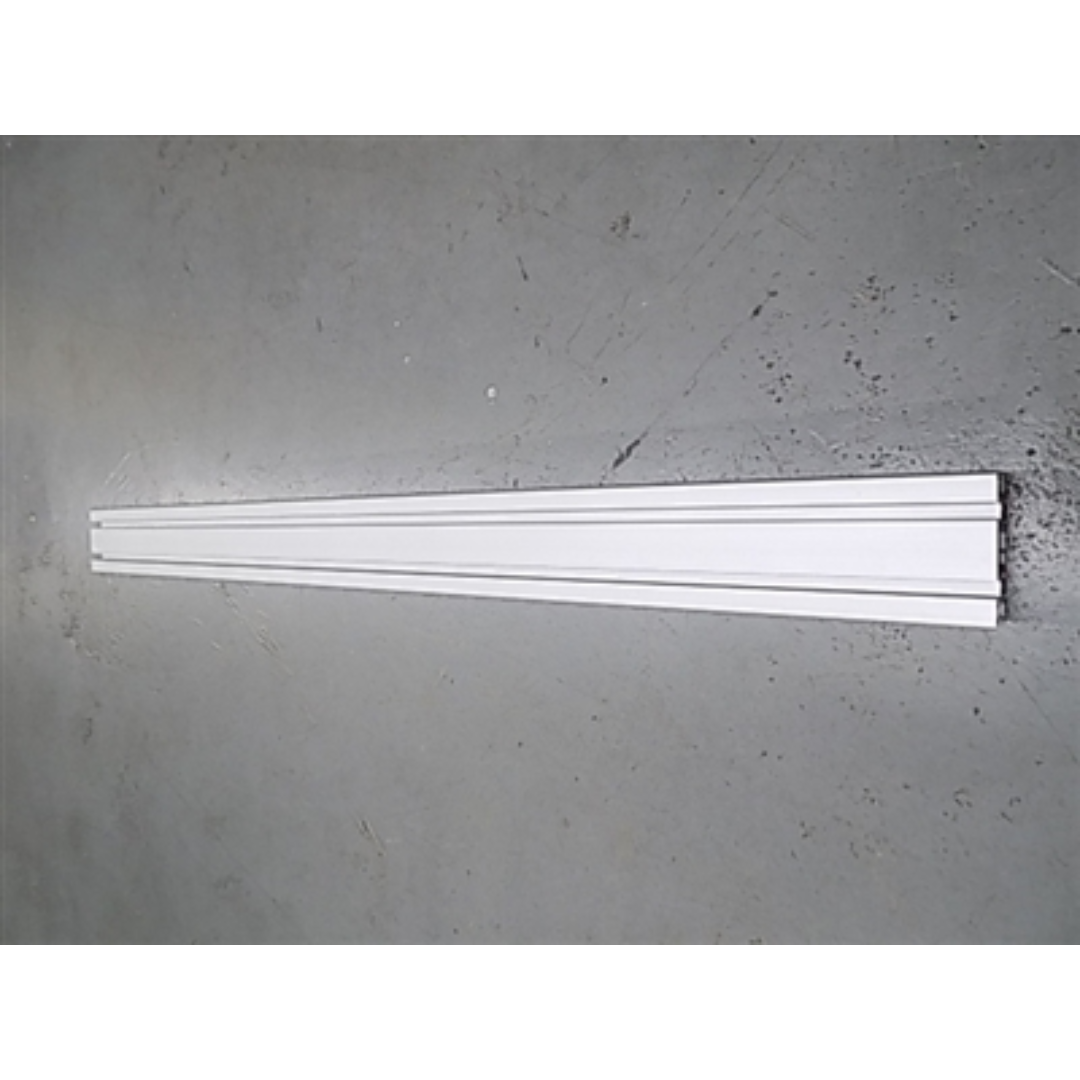 Maggi EXTENSION FENCE FOR SYSTEM 46 1000 MM 36401806 installed aluminum fence extension showing mounted configuration for extended workpiece guidance and positioning.