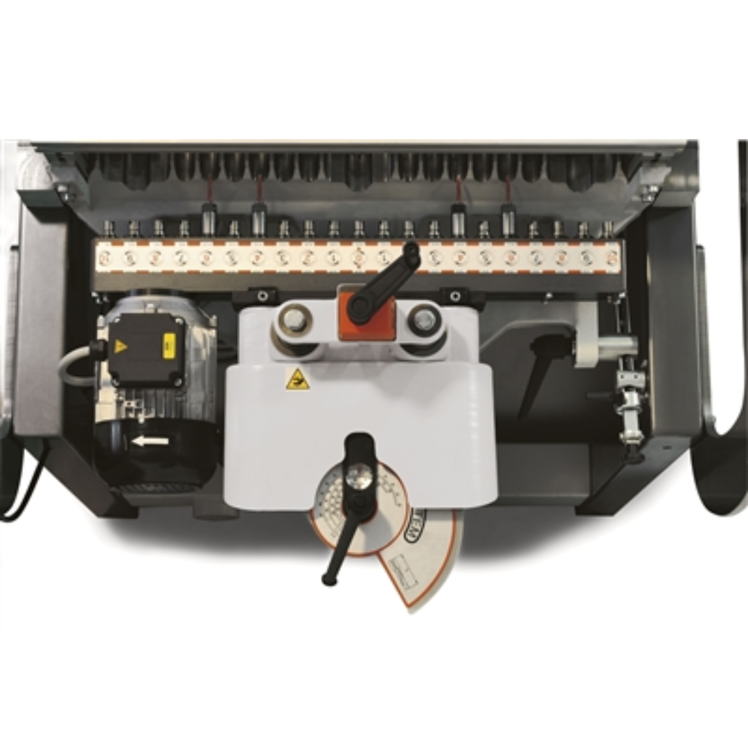 Maggi System 21 Prestige Construction/Line Borer MAG-SYSTEM-21P internal spindle configuration with multiple drill heads for line boring accuracy