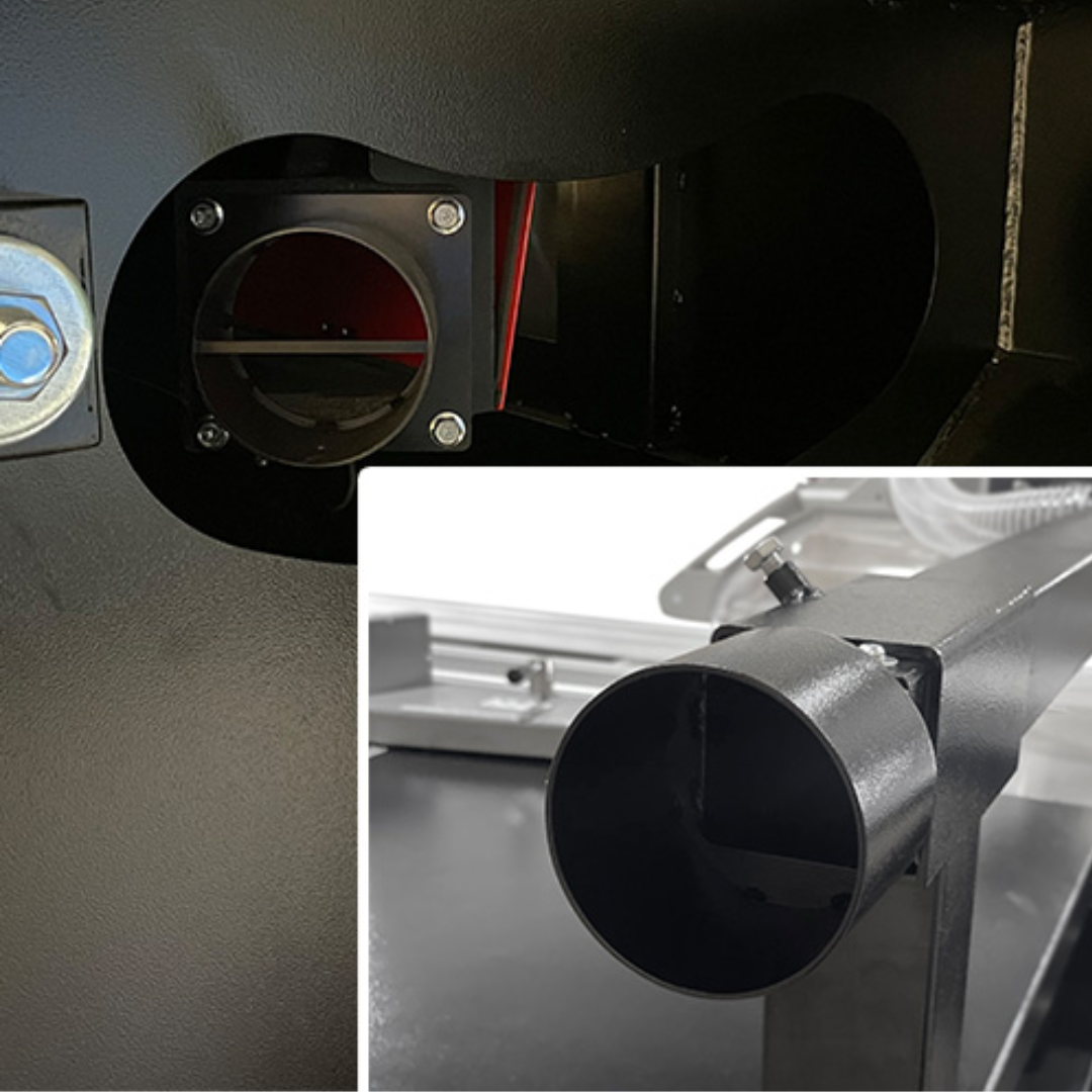 Maksiwa BMT.3200.IR Rip Fence Locking Knob and Internal Cabinet View