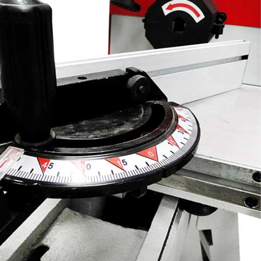 Maksiwa Eccentric Chuck Mortiser FH.16.C Red and white Measurement