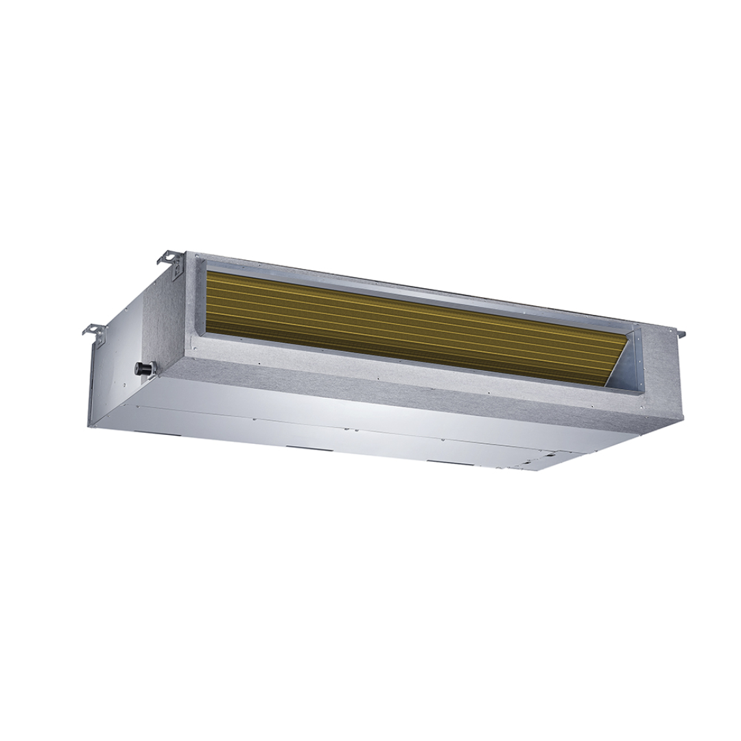 Mrcool Olympus Duct DUCT-12HP-230B-O ceiling concealed duct mini split unit with sleek rectangular design and front air discharge grille