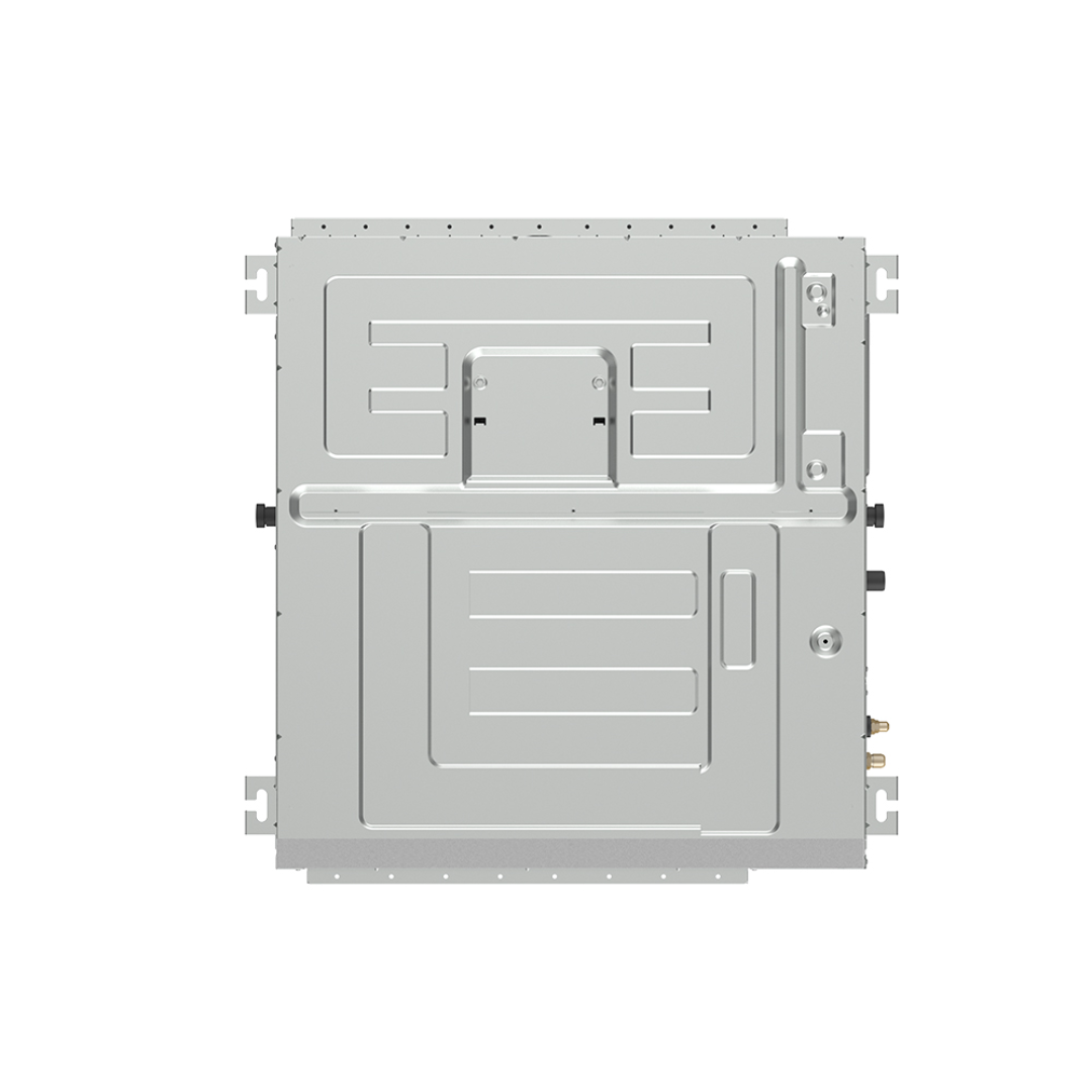Mrcool Olympus Duct DUCT-24HP-230B-O bottom view showing mounting structure and internal access panel layout