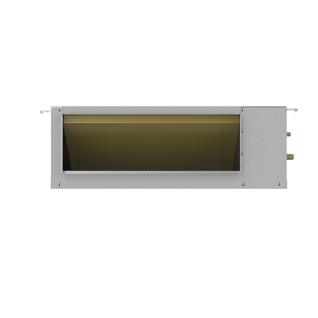 Mrcool Olympus Duct DUCT-24HP-230B-O front duct opening emphasizing airflow distribution design