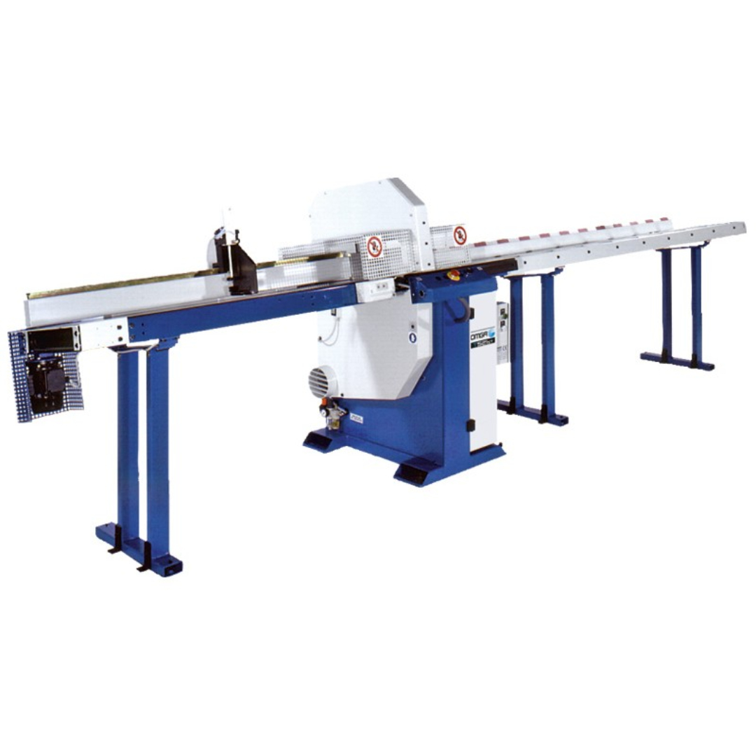 OMGA T 521 ST Cut Off Saw industrial precision cut-off saw for automated wood stock cutting and production length processing