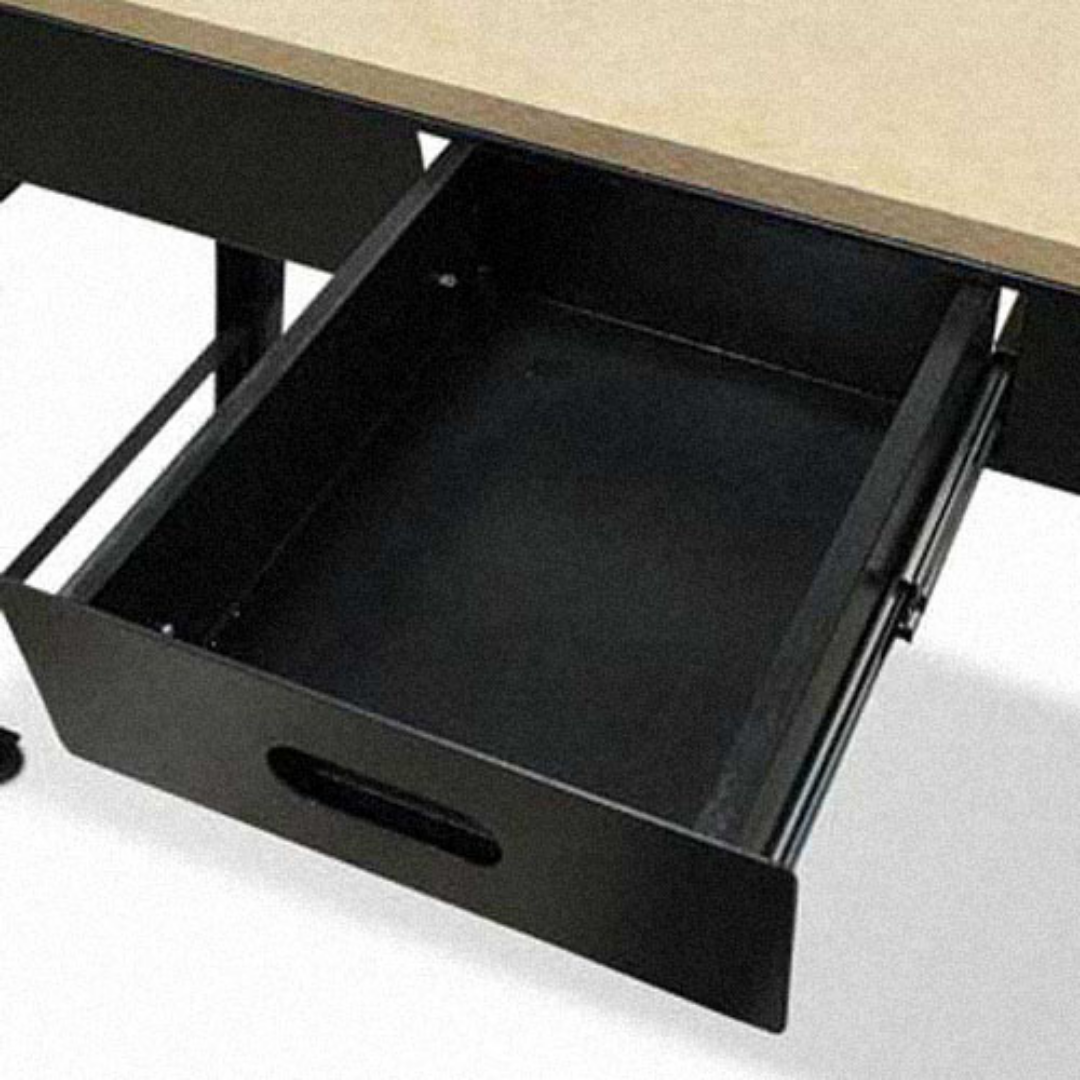 Open storage drawer on Maksiwa MA.1000 Workbench