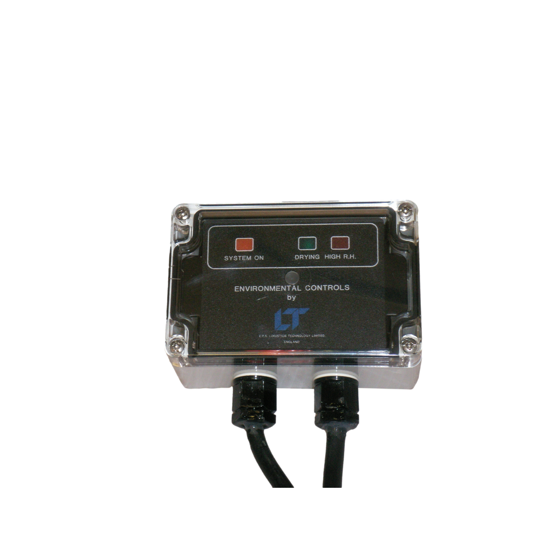 Remote control panel for Ebac SPP6A Dehumidifier 11398GY-US used to monitor humidity levels and control industrial dehumidification systems