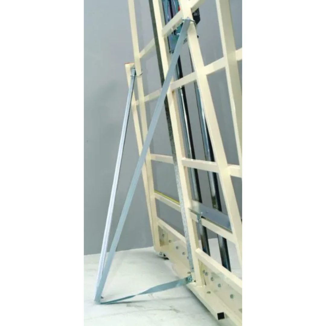 Safety Speed Fixed Stand for Vertical Panel Saw and Routers showing heavy-duty base and reinforced structure for secure equipment mounting