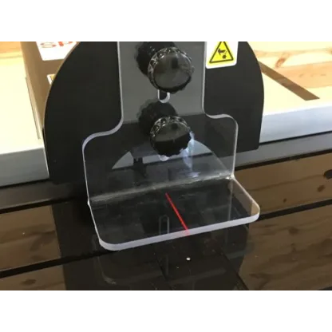 Safety Speed SPM301HD Screw Pocket Machine detail of safety guard and cutting area