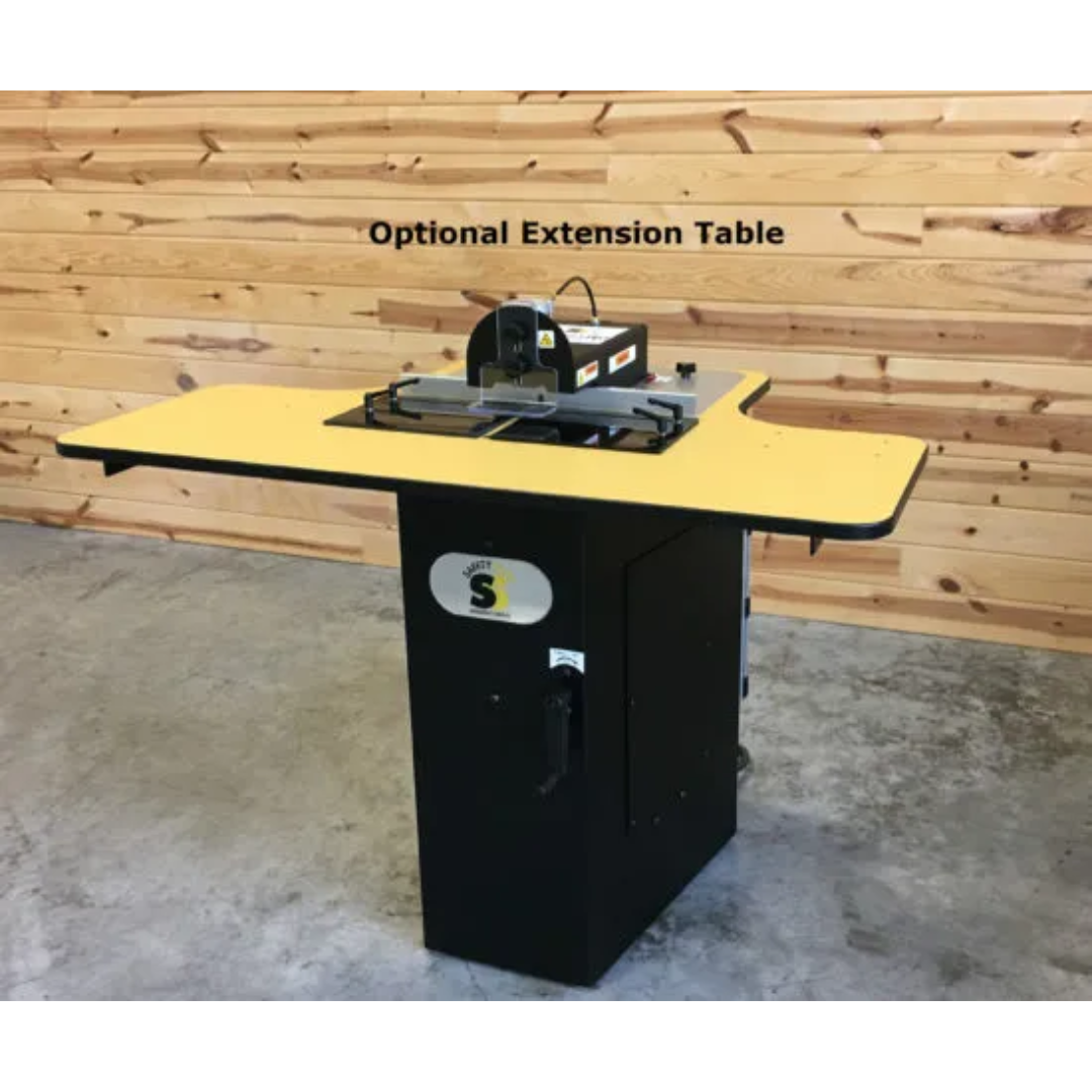 Safety Speed SPM301HD Screw Pocket Machine full machine view highlighting industrial base and work surface