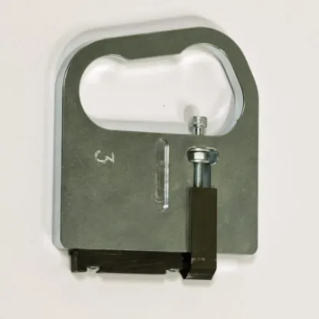 Safety Speed V-Grooving Blade for Models SSC165A, SSC210A, SSC250A, & DFC-H5 (qty. 1) SSC4-1 displaying mounted grooving tool assembly for panel processing systems.
