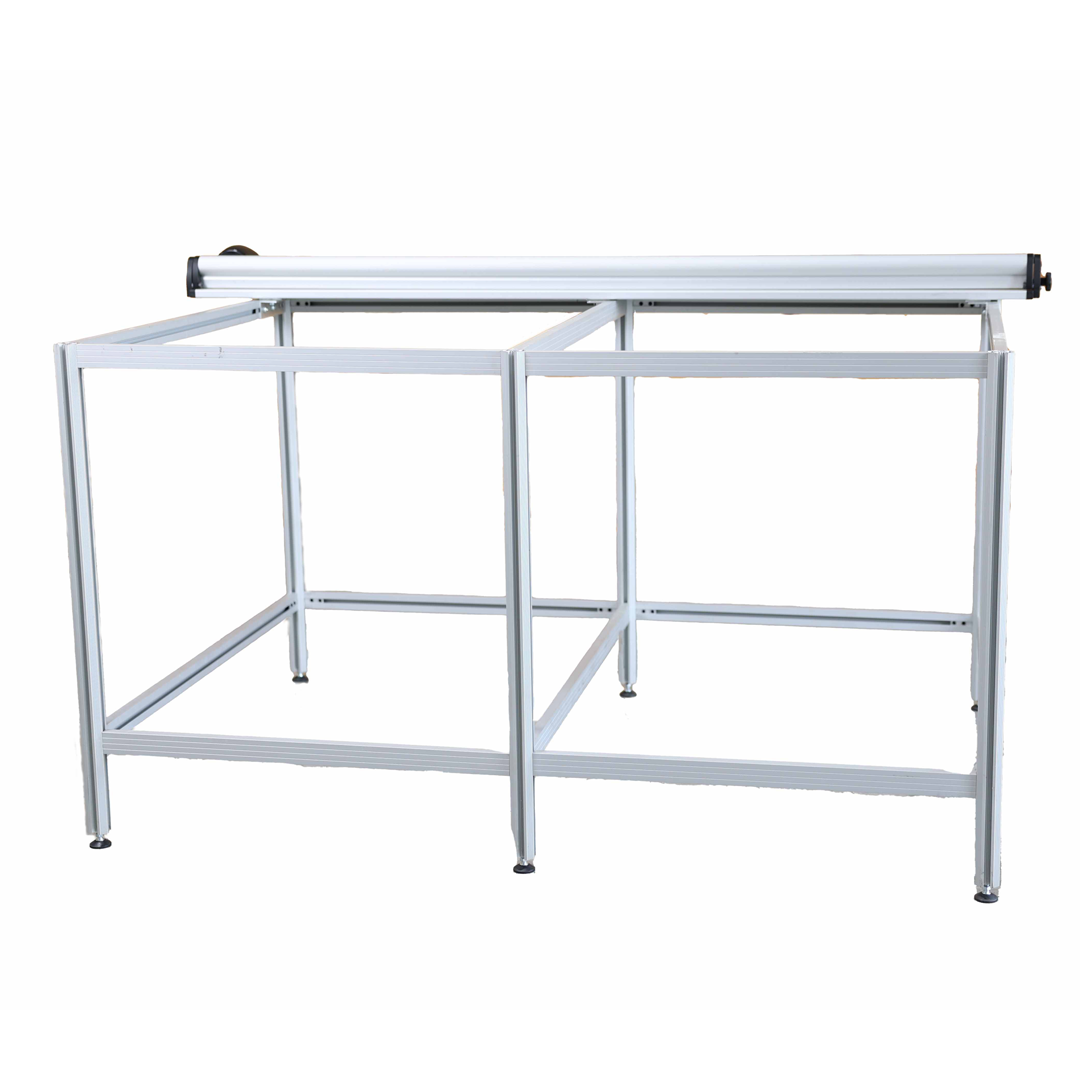 Safetyspeed Triton Work Station heavy-duty aluminum frame industrial workstation with adjustable height legs and reinforced structure