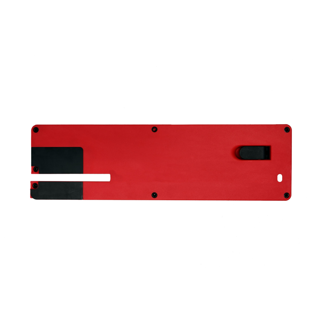 SawStop Compact Table Saw Standard Zero Clearance Insert CTS-TSI precision-fit red table saw insert engineered for clean, accurate cuts with reduced tear-out, providing enhanced blade support and optimized performance on the SawStop Compact Table Saw.