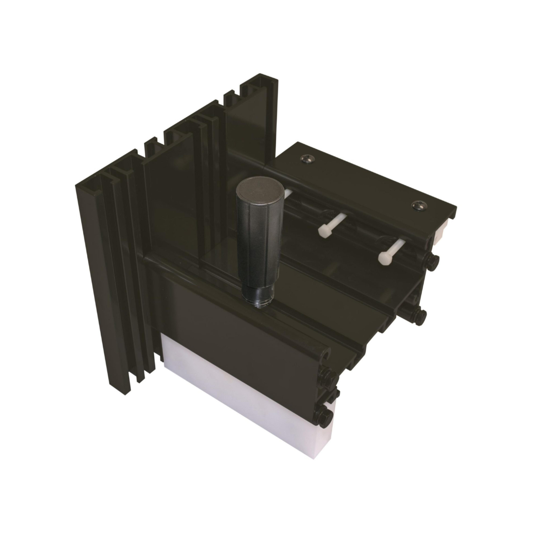 SawStop Stock Guide for Router Table Fence RT-STP mounted fence accessory featuring adjustable pressure guides and durable construction designed to improve stock control, feeding accuracy, and safety during router table operations.