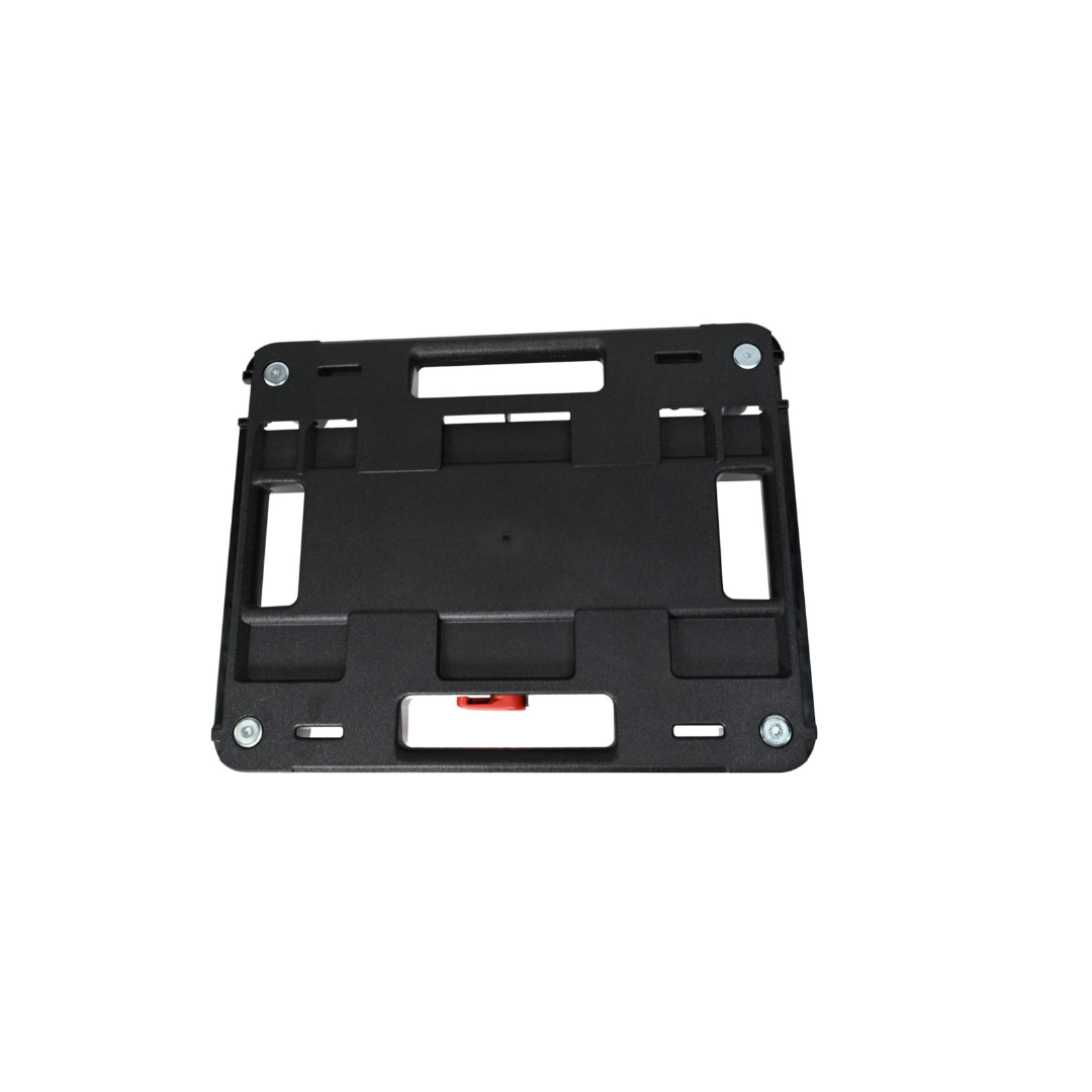 SawStop Systainer Cart SYS-CART top view showing integrated locking features, durable platform design, and compatibility with Systainer storage containers.
