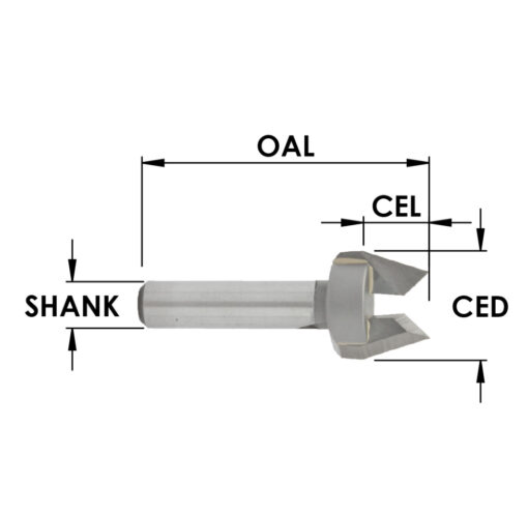 Southeast Tool PLYWOOD KNOCKOUT PCO-14 industrial carbide cutting tool featuring precision knockout geometry for clean plunge cutting and rapid material removal.
Southeast Tool PLYWOOD KNOCKOUT PCO-14 solid carbide router bit designed for smooth cutting performance in plywood, composite panels, and engineered wood materials.