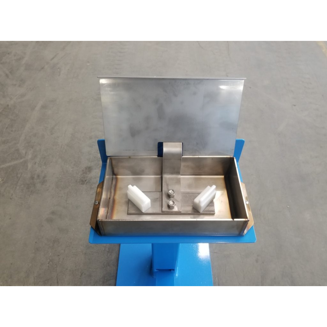 Top view of JLT #160B Stile Spreader highlighting glue reservoir tray and controlled adhesive application surface