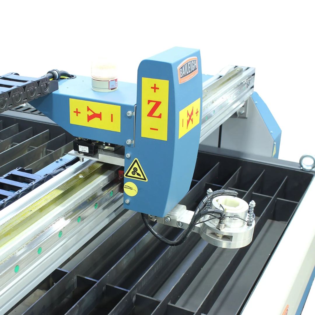 Torch carriage and gantry drive system on the Baileigh CNC Plasma Table PT-44AH-W 1225307 ensuring smooth, precise cutting motion.