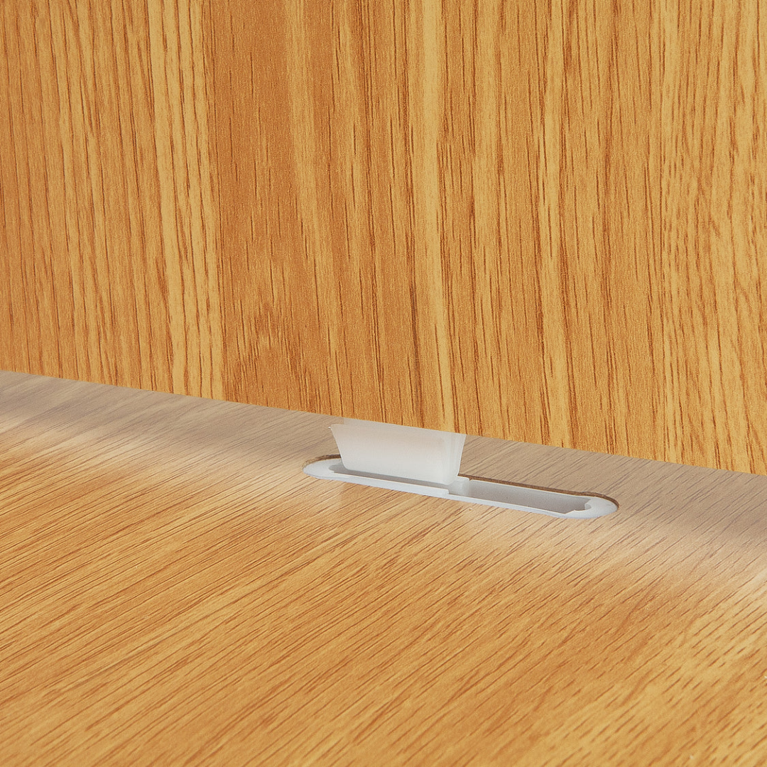 Virutex AB181 Router For OVVO Connectors: Accurate Cuts 7900699 close-up of OVVO connector installed in routed groove.
